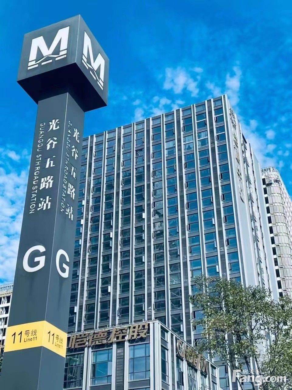 大悦城596平,8个房间,50个工位,地铁10米,豪华装修