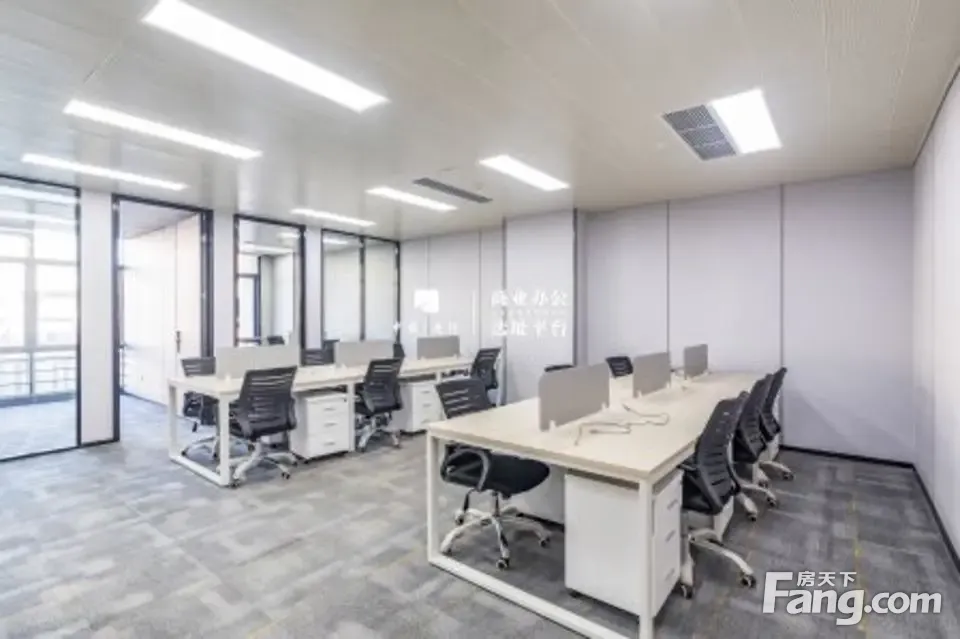 中铁中海苹果园精装带家具办公室!国企大楼物业好!多面积可选择
