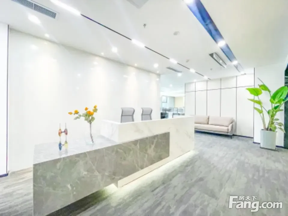 一环旁·免佣选址!新熙门财富中心电梯口户型·全新装修带家具!