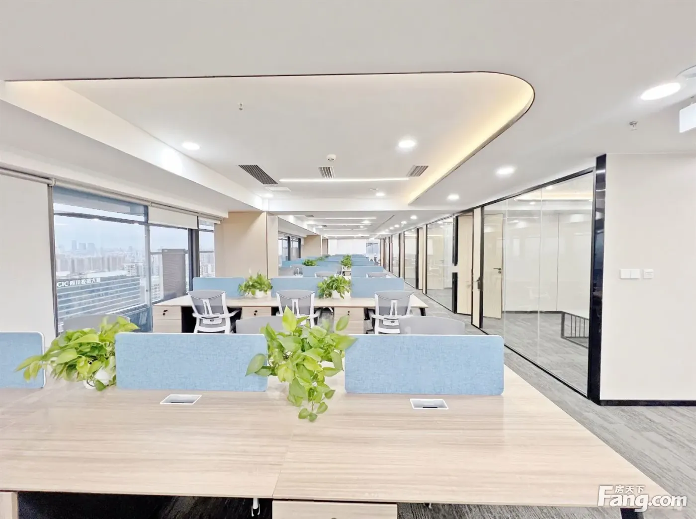 高新 顶层带双花园 俯瞰天府大道 8隔50卡可通水 无加班费