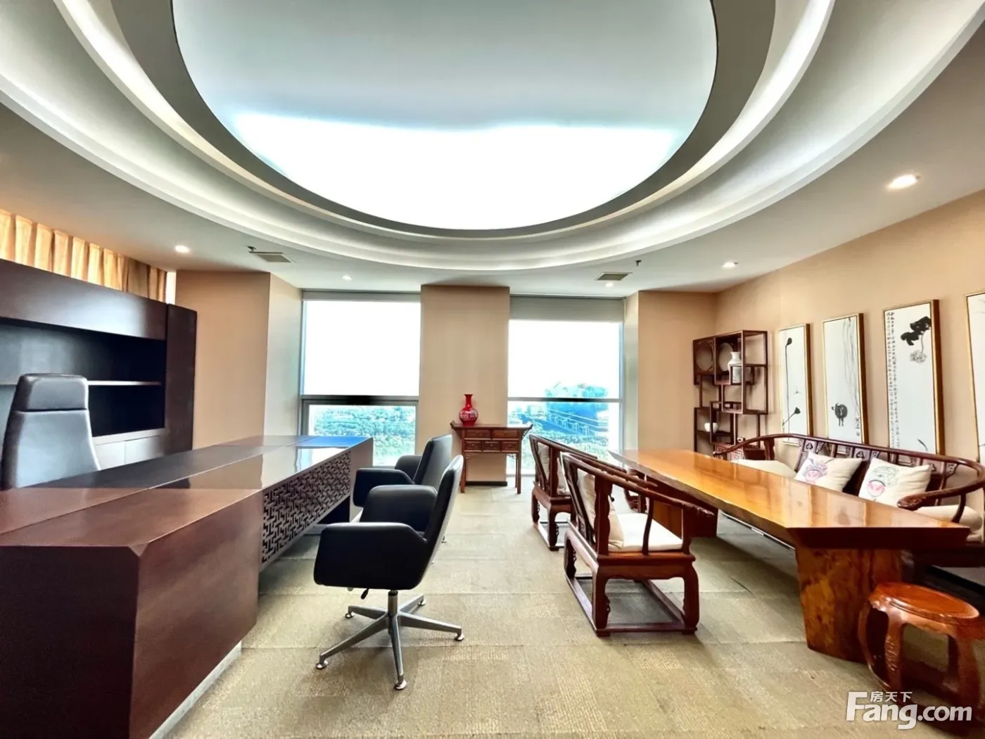 九眼桥牛王庙商圈!6隔间豪装接待(带阳台+茶水间)无加时费