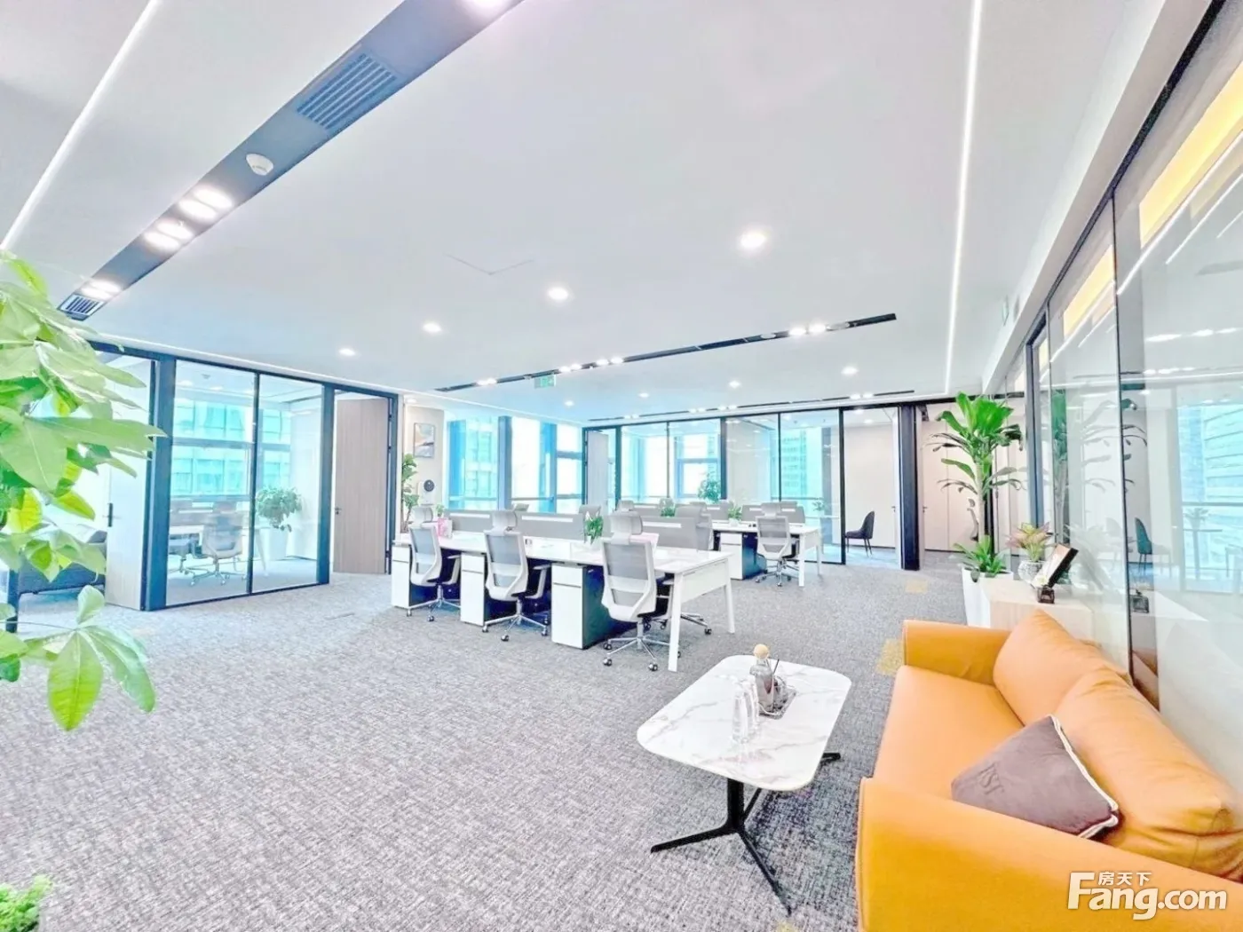 川大旁!无加时费甲写丨精装接待,4隔间36工位丨世外桃源广场