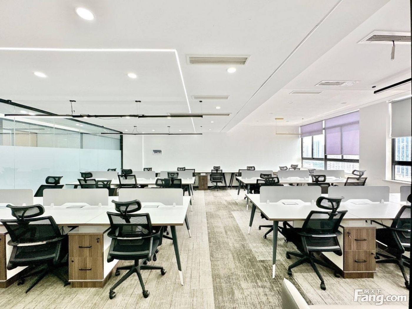 市中心电销岗 1隔间40工位 24空调 天府广场人民公园