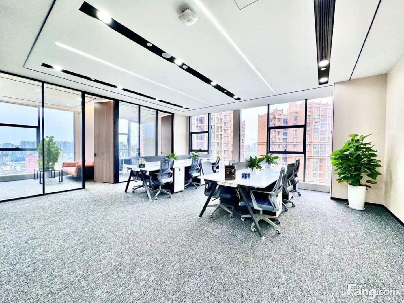 琉璃场精装双面采光户型丨3隔间16工位丨空调24自控丨丨