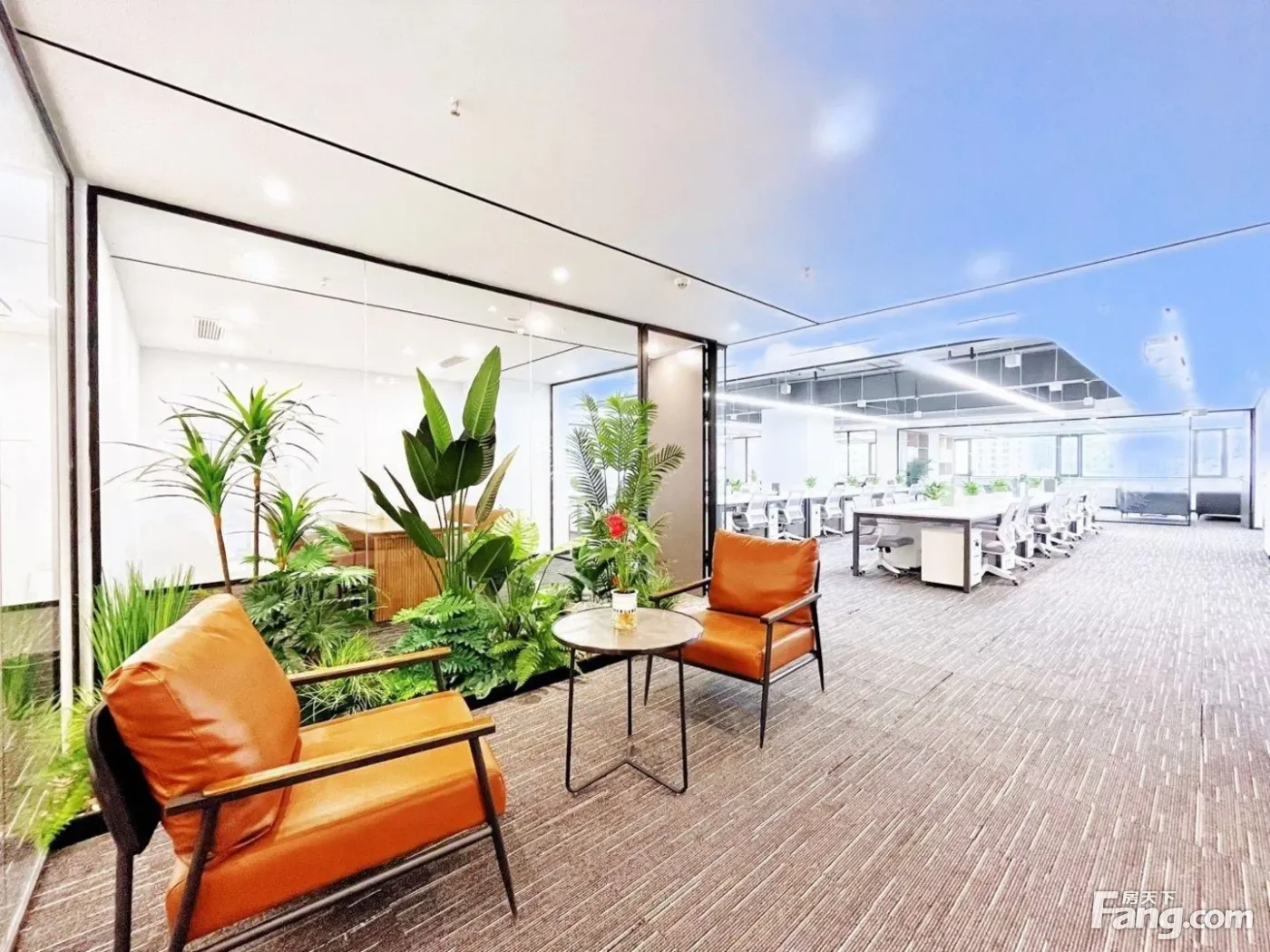 二仙桥口!建设路·万谷智慧产业园精装8隔间80卡位·免佣选址