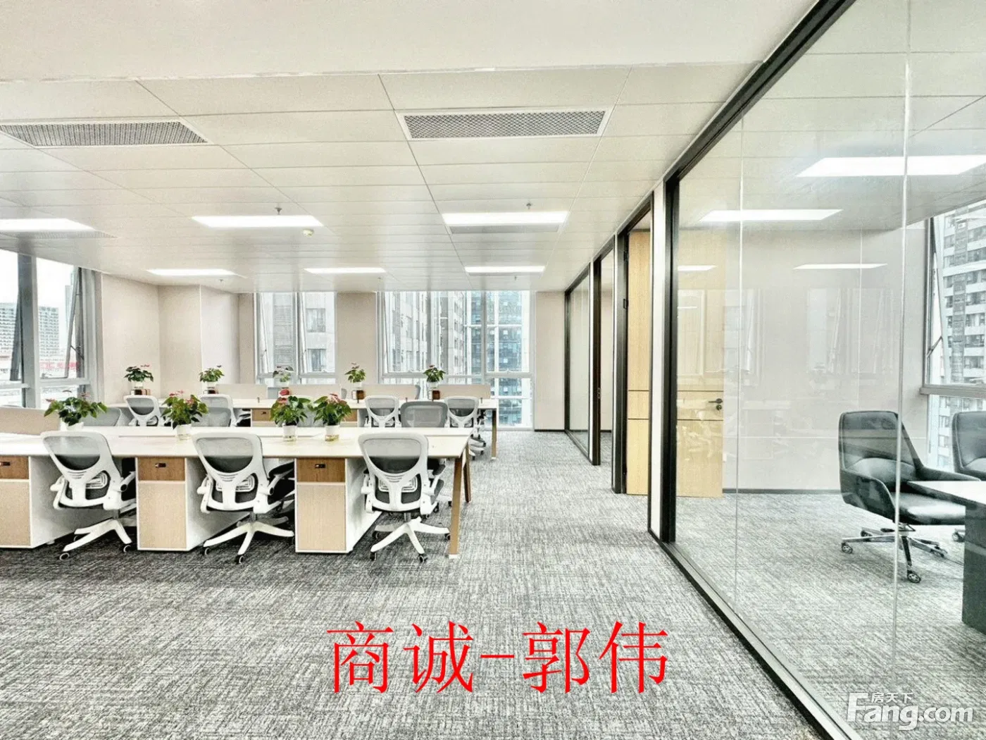 国企楼盘无加班费(三面采光少有户型)整层面积户型可选 富润