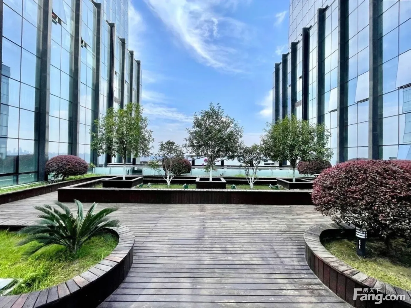 国资大楼 享园区补助丨独享百平花园 整层道 中式豪装接待