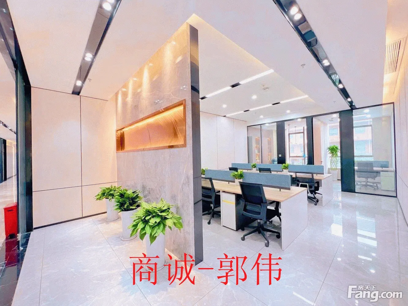 簇桥 优博广场旁租3600丨空调全天有丨层高3米2丨接待