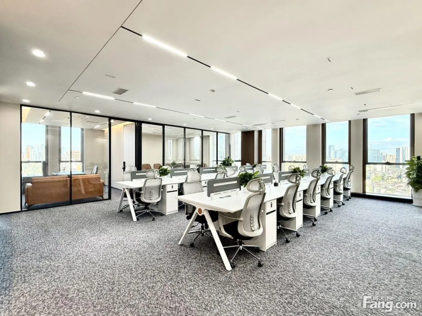 桐梓林商圈·双面采光精装现房丨4隔间30卡位·拎包入驻丨免佣