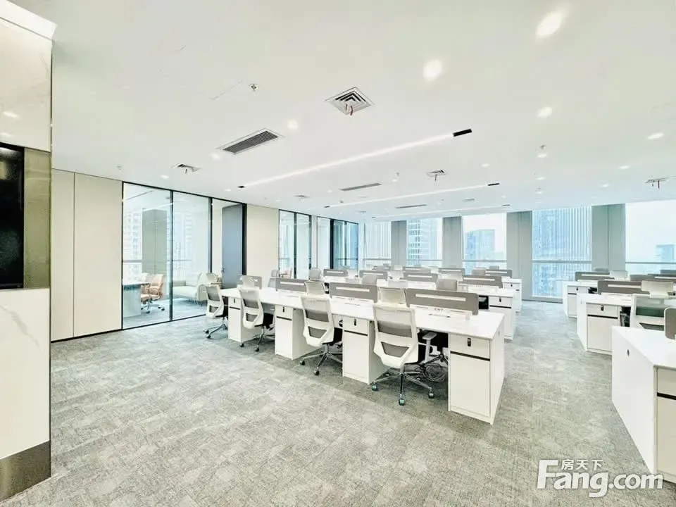 双面采光丨4隔间40卡位丨艺术装修·适合接待办公丨桐梓林地铁