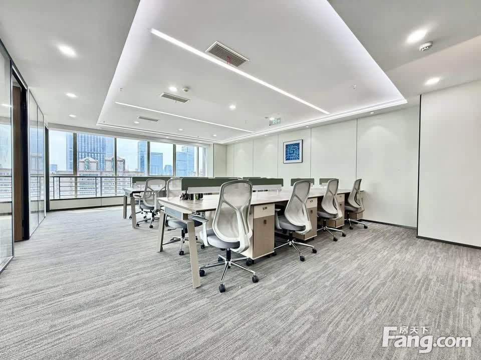 免佣选址·天府广场4隔间20卡位·无加时费·可押一丨双面采光