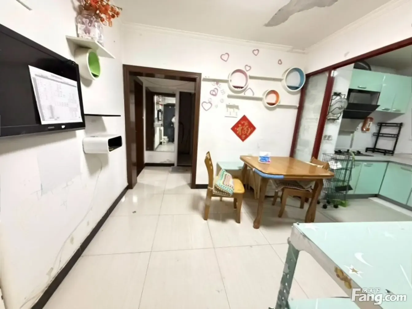 沙河地质研究家属楼 南北通透两居 家具家电齐全 包物业供暖