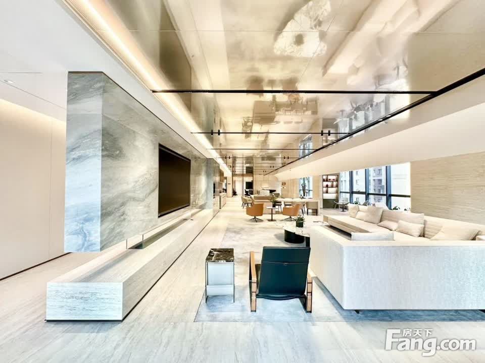 所见即所得·金融城豪装整层·15隔间超大气前厅接待丨总部选址