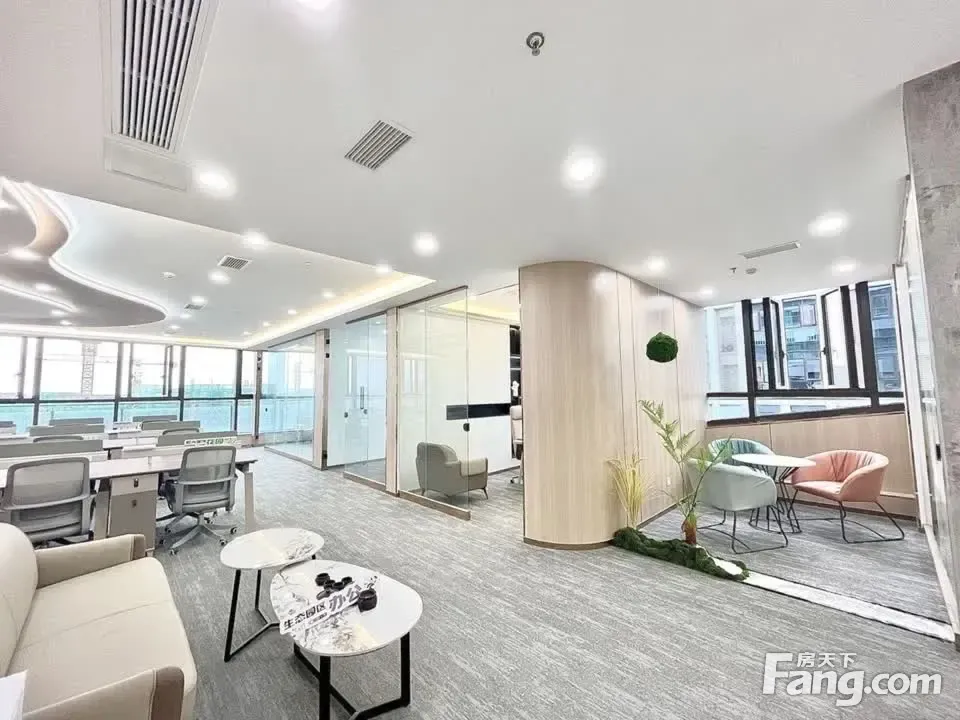 武侯立交旁丨品质接待现房!4隔间24工位丨万达商圈,交通方便