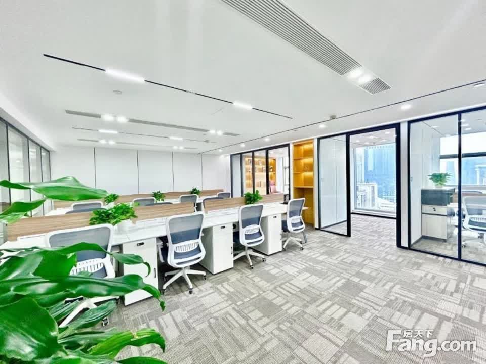 西部智谷旁!性价比超高丨精装4隔间20工位·大小面积可选