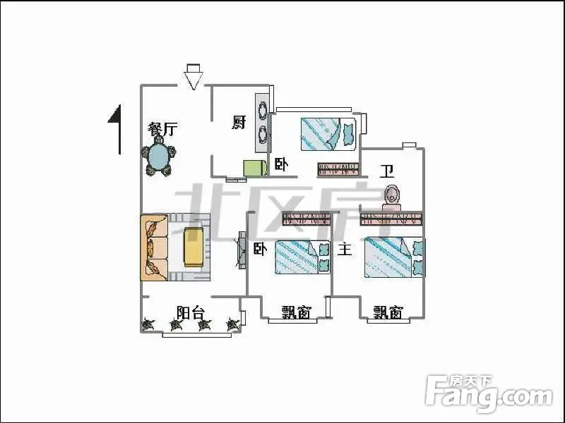 网红楼旁 正3室 全南户型 看房有钥匙,昆山花桥易买得