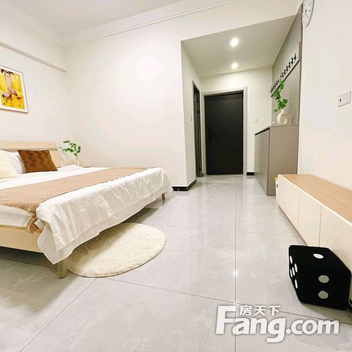 万达广场公寓45平一室独立厨房民水民电拎包入住1200/月