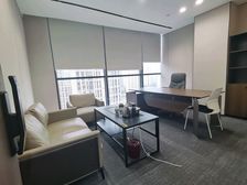 滨江金融中心,4号线茶子山站,地宝大厦精装修出租,拎包办公