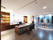 省政府对面 美盛中心豪华接待装修风格206平随时看房采光好