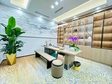 免费会议室 茶室 休息区 茶饮 办公家具 豪华装修 地铁上盖