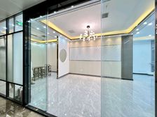 高铁站正商和谐大厦新装修全套家具中央空调24自控随时看房