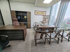 龙光世纪,九州国际,华润大厦精装修带全套办公用具3加1格局