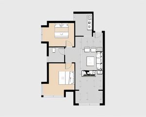 天颐郦城 2室1厅 南 北