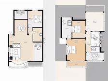 西雅图跃层 视野好 拎包入住