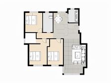 泉水人家幸福里 3室1厅 南 北