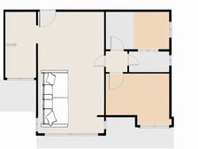 滟澜洲朗悦里 大2房 户型方正 居住清净