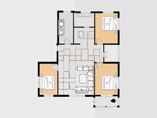 翠竹小区 3室2厅 北