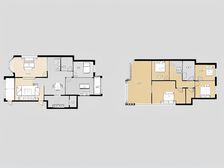 江山风华,顶楼复式带露台,可看江景,拎包入住