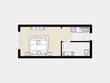 万光府前花园 1室1厅 西