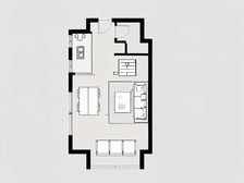 学府金座,LOFT房型,南向,采光好,室内明亮