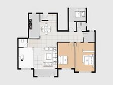 低密度洋房、一楼带地下室、带夹层、带小花园、将装修
