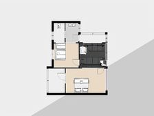 巴山轻轨站旁 临街楼梯房 中间楼层