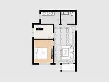 南客厅落地窗 地暖 近地铁二号线 南关岭大集