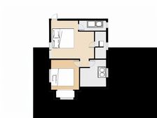 万科繁荣里 2室2厅 南 北