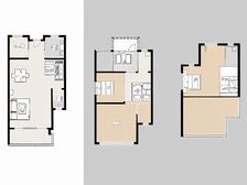 湖景大别墅 上下6层 前后带花园 使用面积420方