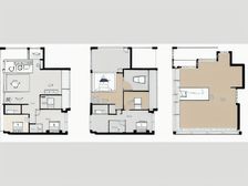 纯住宅,复式两层有私人大平台,墅级的享受