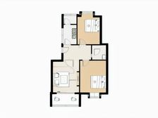 户型方正,格局好楼层佳,全天采光,得房率高