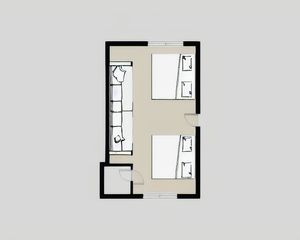 现代之窗 1室0厅 东