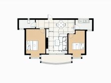 此房产证满五唯一 带90平露台 大鹏展翅户型