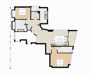 麓湖生态城澜语溪岸 3室1厅 东 东南 南