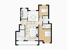 无坡,三室两厅两卫,精装修拎包即住,不欠贷款