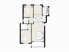 新城地铁口罕见电梯大两房可为三房