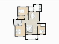 新上金桥品质标杆-9-6号双轨-绿地花园位置-有车位露台