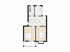 一本证两套房,外楼梯,楼下自住楼上出租,带车库