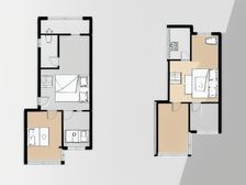 顶加阁楼南北通透户型看房随时着急卖哦