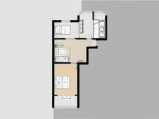 近地铁双轨交,经典南北两房,全明户型